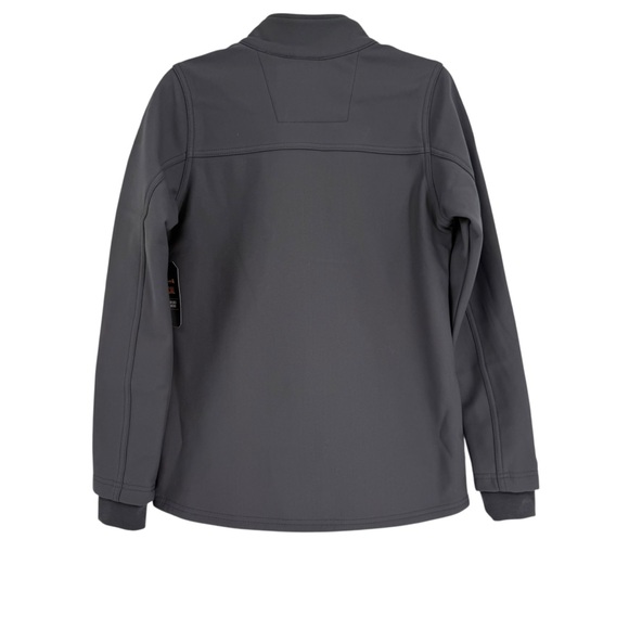 Carhartt Jacket Womens Size S Gray Rugged Flex Peak Bonded Fleece Scrub NWT - Picture 3 of 12